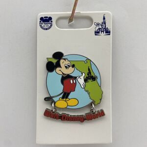 Disney Parks Pin Mickey Mouse Walt Disney World Florida 50th Anniversary Pin1